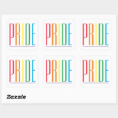 Stickers Carré PRIDE (Feuille)