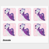Stickers Carré Rarity Princess Platinum (Feuille)