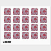 Stickers carré Rosa (Feuille)