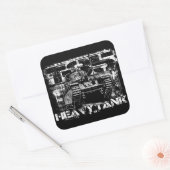Stickers Carré T-35 (Enveloppe)