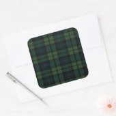 Stickers Carré Tartan Fabric (Enveloppe)