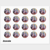 Stickers Carré Times (Feuille)