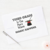 Stickers carré TroisièmeGradeMagic (Enveloppe)