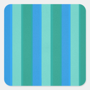 Stickers Carré Turquoise et Turquoise Atomique