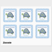 Stickers Carré Turtle Reef Favoriser (6 Grands) (Feuille)
