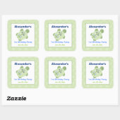 Stickers Carré Turtle Reef Favoriser (6 Grands) (Feuille)