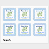 Stickers Carré Turtle Reef Favoriser (6 Grands) (Feuille)