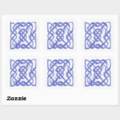 Stickers Carré VIOLET CELTIC KNOT (Feuille)
