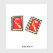 Stickers Carreaux de Mahjong Joker (Feuille)