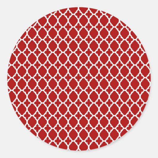 Stickers Carreaux Rouges Marocains (Devant)