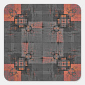 Stickers Carrefour orange et gris (Devant)