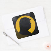 Stickers Carrés 3" de Trump Bat-Signal x6 (Enveloppe)