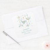 Stickers Carrés animaux de mer Boho (Enveloppe)