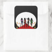 Stickers Carrés de la mode pour filles sur tapis r (Sac)