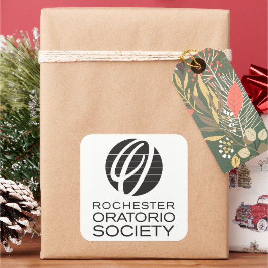 Stickers Carrés de la Rochester Oratorio Society * (vacances)