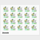 Stickers Carrés irlandais Fun Wee Bit (Feuille)