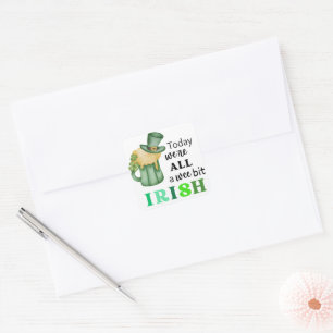 Stickers Carrés irlandais Fun Wee Bit