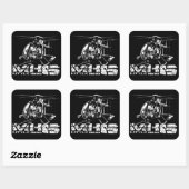 Stickers Carrés pour oiseaux MH-6 (Feuille)
