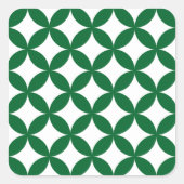 Stickers Carrés Shippo Vert (Devant)