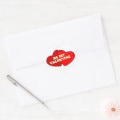Stickers Carrés Valentines (Enveloppe)