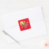 Stickers Carrés Valentines/Emoticon (Enveloppe)