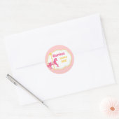 Stickers Carrousel - Monnaie d'or rose Cute Polka  (Enveloppe)