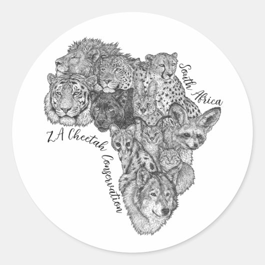 Stickers - Carte Afrique (Devant)