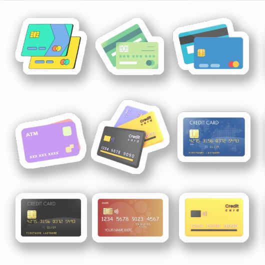 Stickers Carte de crédit (Devant)
