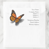 Stickers carte de visite Papillon (Sac)