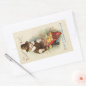 Stickers Carte Thanksgiving vintage (Enveloppe)