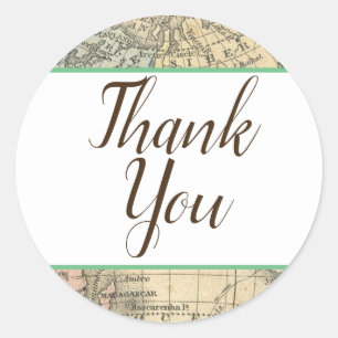 Stickers Carte vintage Favoriser