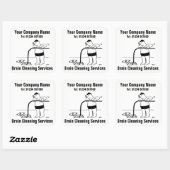 Stickers Cartoon Services de nettoyage à sec (Feuille)