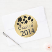 Stickers Casquette Gold Class Of 2014 (Enveloppe)