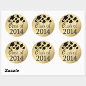 Stickers Casquette Gold Class Of 2014 (Feuille)