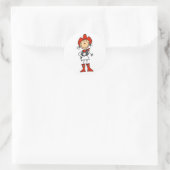 Stickers Casquette rouge et bottes (Sac)