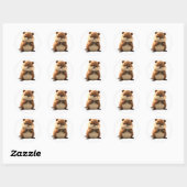 Stickers castor (Feuille)