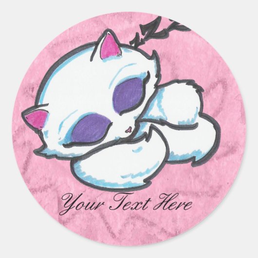 Stickers Cat Napping (Devant)