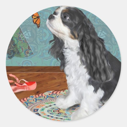 Stickers Cavalier King Charles Spaniel (Devant)