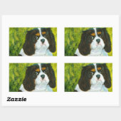 Stickers Cavalier King Charles Spaniel Tags (Feuille)