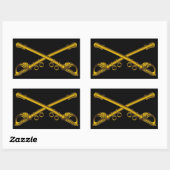 Stickers Cavalry Crossed Sabers (Feuille)