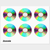 Stickers CD ronds (Feuille)