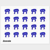 Stickers Ceinture Bleue Martial Arts (Feuille)