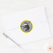 Stickers Ceinture Jaune Ninja (Enveloppe)