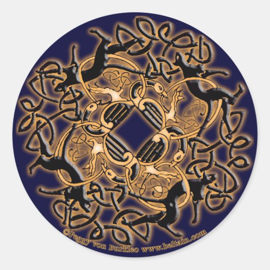 Stickers Céleste De Cuisine, Bleu (Devant)