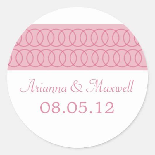 Stickers Cercle of Love Wedding (Devant)