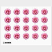 Stickers Cercle Rose (Feuille)