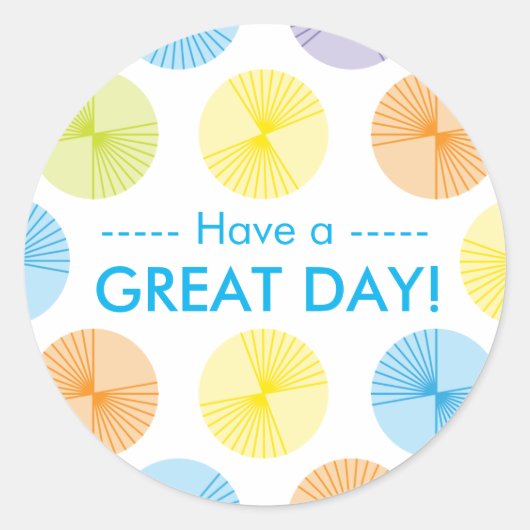 Stickers Cercles colorés (Devant)