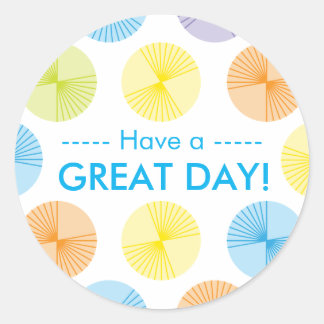 Stickers Cercles colorés