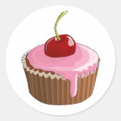 Stickers Cerise Cupcake (Devant)