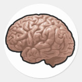 Stickers cerveau humain (Devant)